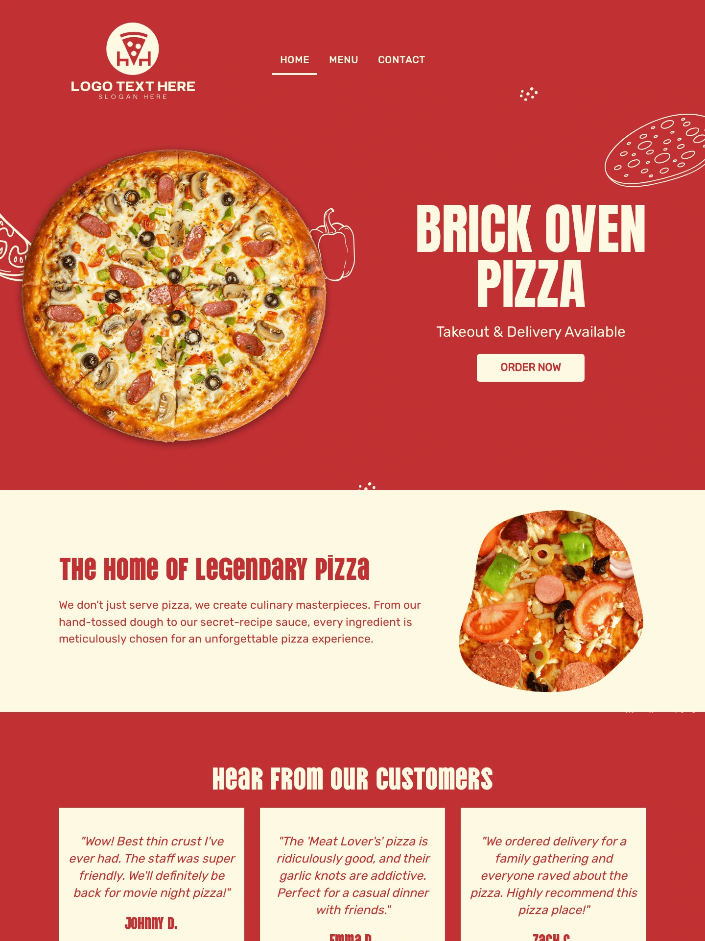 Brick Oven Pizza